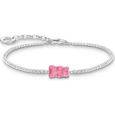 Thomas Sabo x HARIBO náramek Pink goldbear & stones A2187-052-9