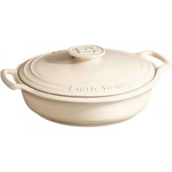 Emile Henry Керамична тенджера Sublime Ø 38 см, 3, 2л - цвят екрю (EH 4793-56)