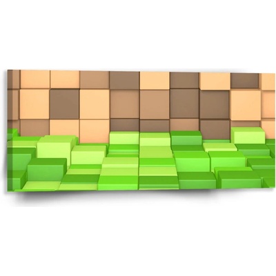 Sablio Obraz Blocks 3D - 110x50 cm