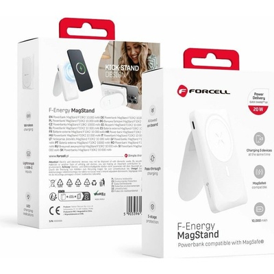 Forcell F-Energy F10k2 10 000mAh černá - bílá