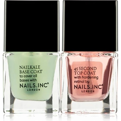 Nails Inc Nails Inc. Treatment Number Ones базов и финален топ лак за нокти мини