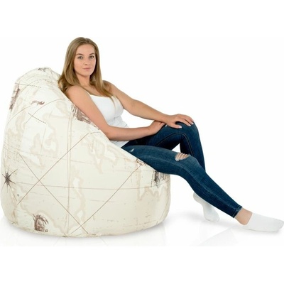 Intermedic SK sedací vak BAG Sako Design Columbia 300 L polyester, moderný motív XXL