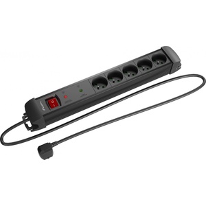 Lanberg 5 Plug 5 m Switch (SP1-05E-0500-BK)