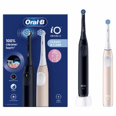 Oral-B iO Series 2 Night Black/ Calm Pink mit 2.Handstück