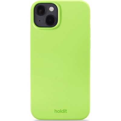 Holdit Гръб Holdit Silicone Case за iPhone 14 Plus - Acid Green
