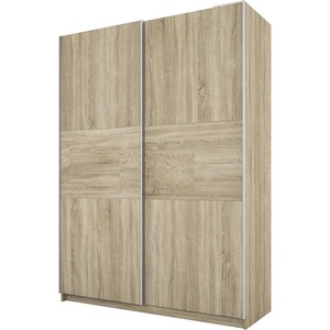 Bogdan Furniture I Гардероб с  лъзгащи врати Mod 1034, Сонома тъмна