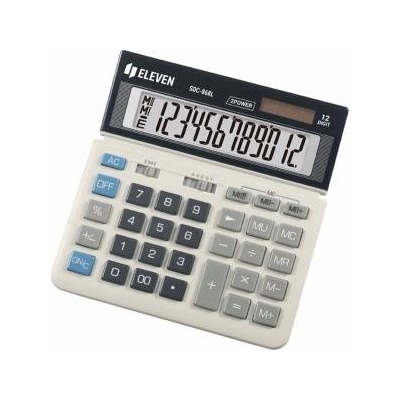 Eleven Eleven Calculator SDC868L, black and white, desk, 12 seats