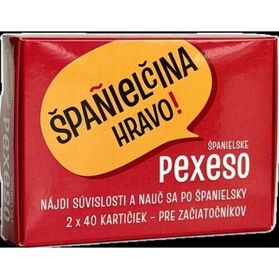 Španielske pexeso Španielčina hravo