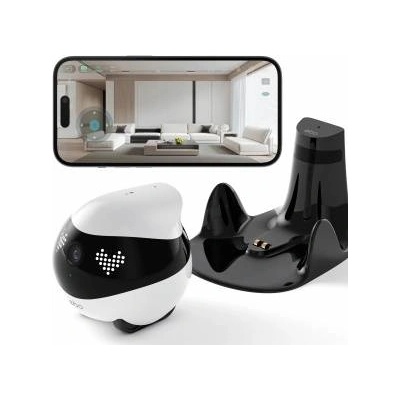 VI. TECH GmbH Enabot EBO Air 2 Haustierroboter 2K Kamera weiß