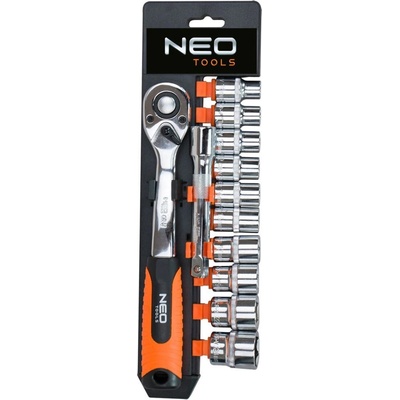 NEO Nástrčné kľúče 1/2", súprava 12 ks
