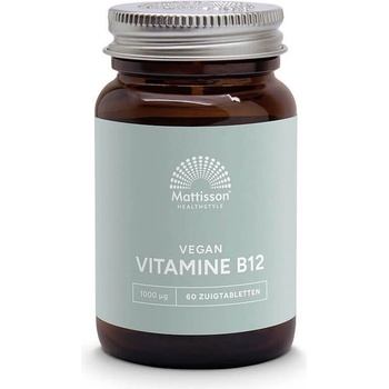 Mattisson Healthstyle Vitamin B12, 1000 g, 60 таблетки за смучене, Mattisson Healthstyle (MT2606)