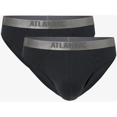 Atlantic Мъжки слипове от памук пима ATLANTIC 2Pack Atlantic | Siv | МЪЖЕ | S