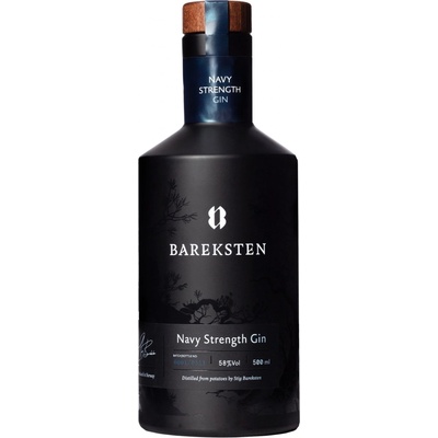 Bareksten Navy Strength Gin 58% 0,7 l (čistá fľaša)