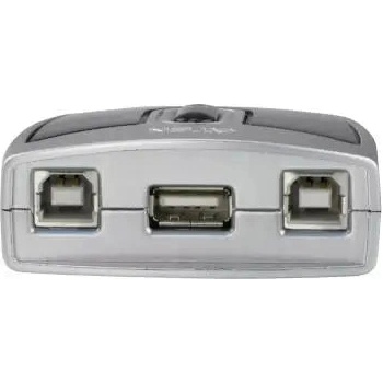 ATEN Превключвател aten us221a, 2 компютъра към 1 usb периферно устройство (aten-us221a-usb)