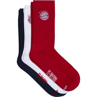 FC Bayern München detské ponožky 3 páry Unisex Crew