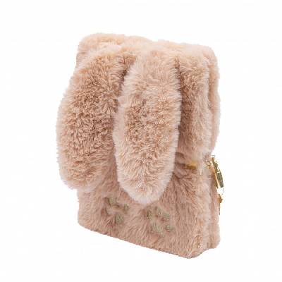 Дневник със заключване astrabag Пухкаво зайче, a5, 19 × 9 × 8 см (as101024002)