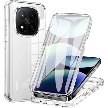 Xiaomi Прозрачен Калъф за Xiaomi Poco X7 5G - Акрилен Гръб + TPU Рамка, 2-в-1 Дизайн, Включен PET Протектор