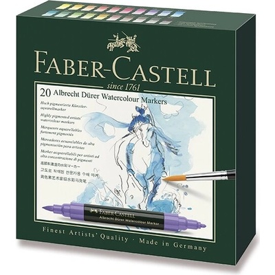 Akvarelové barvy Faber Castell 36 v sadě s plnitelným štětcem – Zbozi.Blesk.cz