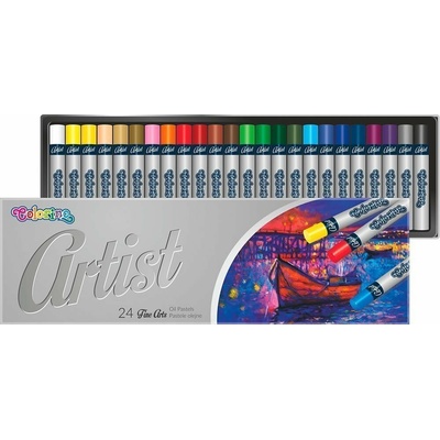 Colorino Artist farebné olejové pastelky 24 kusov