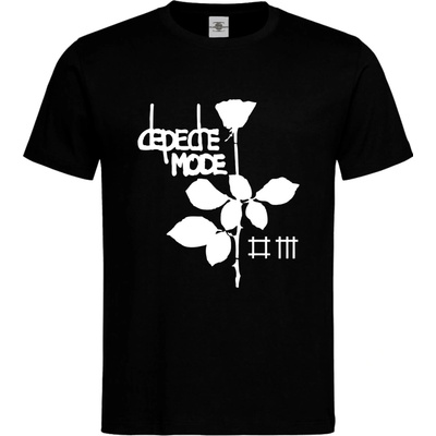 tričko Depeche Mode Violator rose Černá