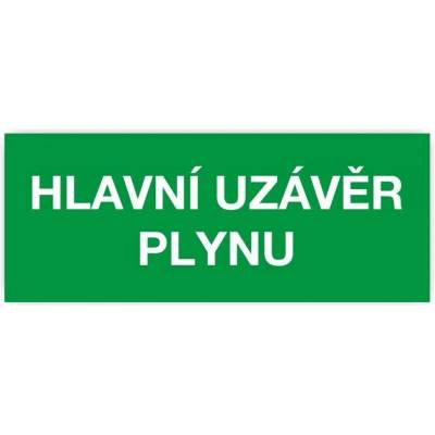 Tabulka bezpečnostní -Hlavní uávěr plynu 12433