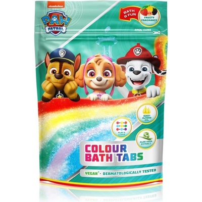 Paw Patrol Colour Bath Tabs prípravok do kúpeľa 9x16 g