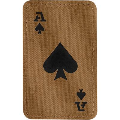 Nášivka M-Tac Ace Of Spades - coyote-čierna