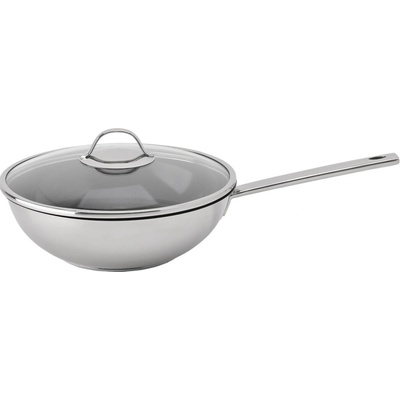 Wok so sklenenou pokrievkou Ø 28 cm – Orion Inox