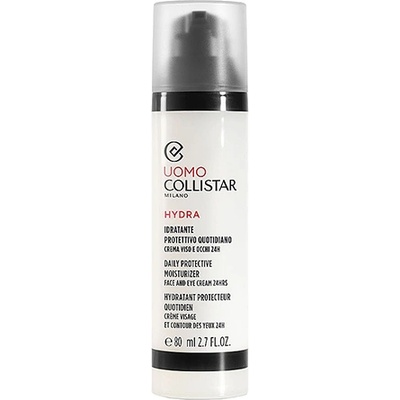 Collistar Uomo Hydra Daily Protective Moisturizer Face and Eye Cream хидратиращ крем за суха кожа за мъже 80 мл