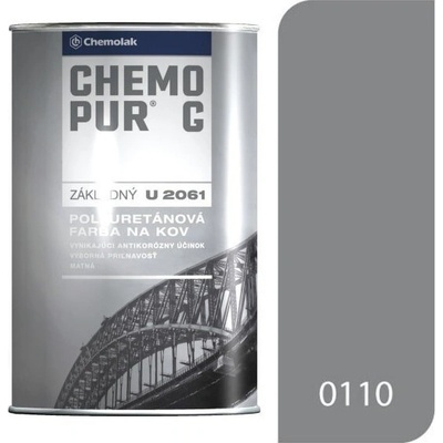 Chemolak U 2061 Chemopur G polyuretanová základní barva 0,8L 0110