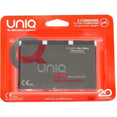 Uniq Free Condoms No Latex 3 ks
