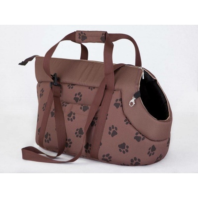Doogy Taška sv. hnědá a packy Pro malého psa (vel. R3) 58 x 30 cm