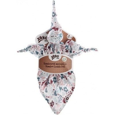 XKKO bambusový maznáčik Scandinavian Baby Mint Cross