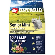 Ontario Senior Mini Lamb & Rice 2,25 kg