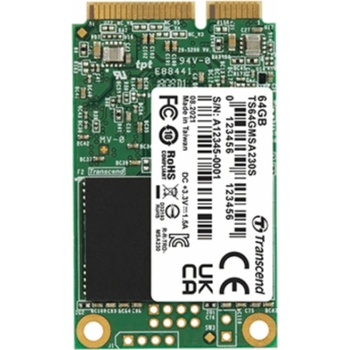 Image 1 of Transcend MSA220S 256GB mSATA (TS256GMSA220S)