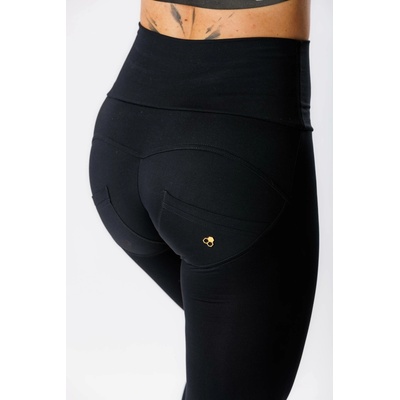GoldBee Zvonové Legíny Push-Up Pro Lycra Black