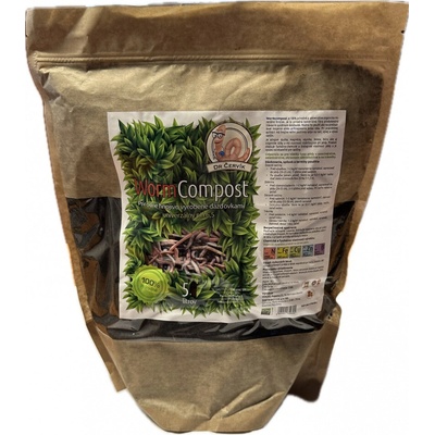 EKAGRO Hnojivo prírodné - kompost z dažďoviek - WormCOMPOST 5 L