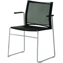 RIM Mesh židle s chromovými područkami WEB 950.110