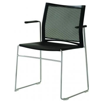 RIM Mesh židle s chromovými područkami WEB 950.110