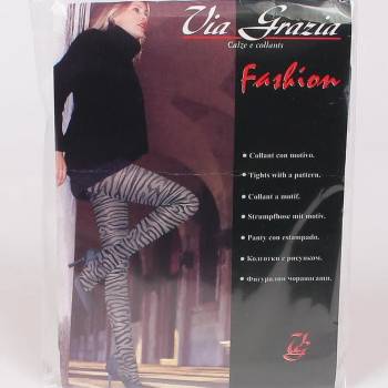 Image 1 of Дамски фигурален чорапогащник в синьо