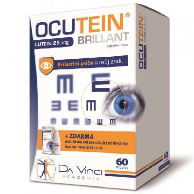 Simply You Ocutein Brillant Lutein 25mg DaVinci 60 kapslí + kapky 15 ml