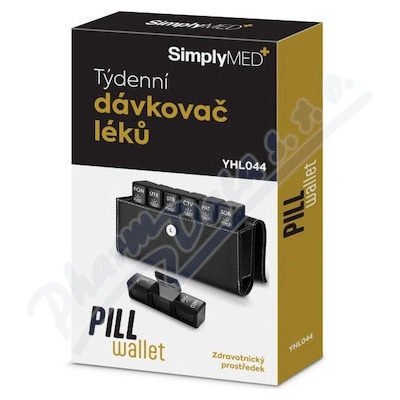 SimplyMed Dávkovač léků týdenní YHL044 Pill Wallet