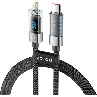 Toocki Кабел Toocki, USB-C към Lightning, 1m, 20W, сив (TXCTL -ZX0G)