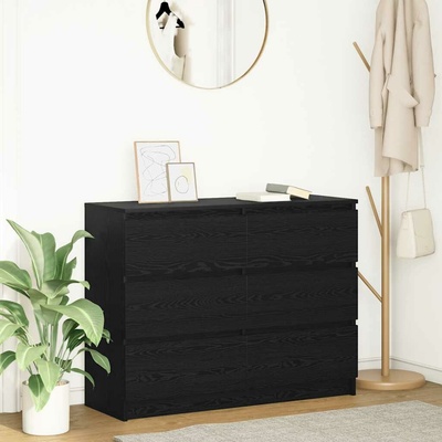 vidaXL 11461.3328499 příborník dub 100x35x76 cm Dřevěná konstrukce