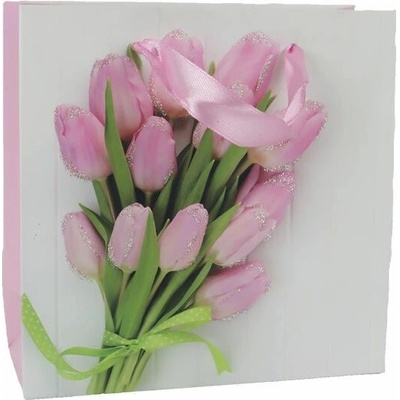Taška papírová dárková tulipány A0372/1