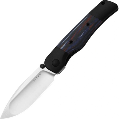 Kizer Coywolf S45VN Satin,Titanium&Reconstituted Wood Ki3685A2