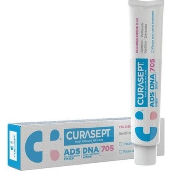 CURASEPT ADS DNA 705 Паста за зъби с 0.05% хлорхексидин и 0.05% флуорид, 75 ml