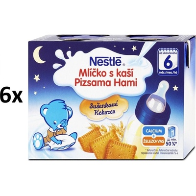 Nestlé Mliečko s kašou Sušienkové 6 x 2 x 200 ml
