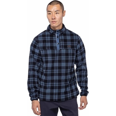 686 mikina Mns Tioga fleece Pullover Orion blue Plaid