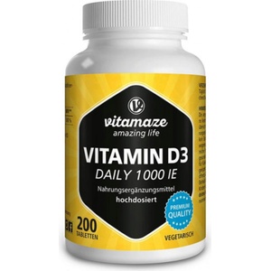 Vitamaze Витамин D3 Daily 1000 IU - 200 таблетка